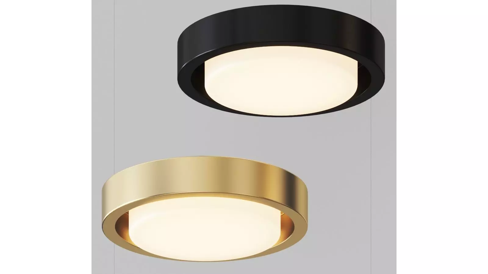 Button Gold by Lampatron 3D model_0