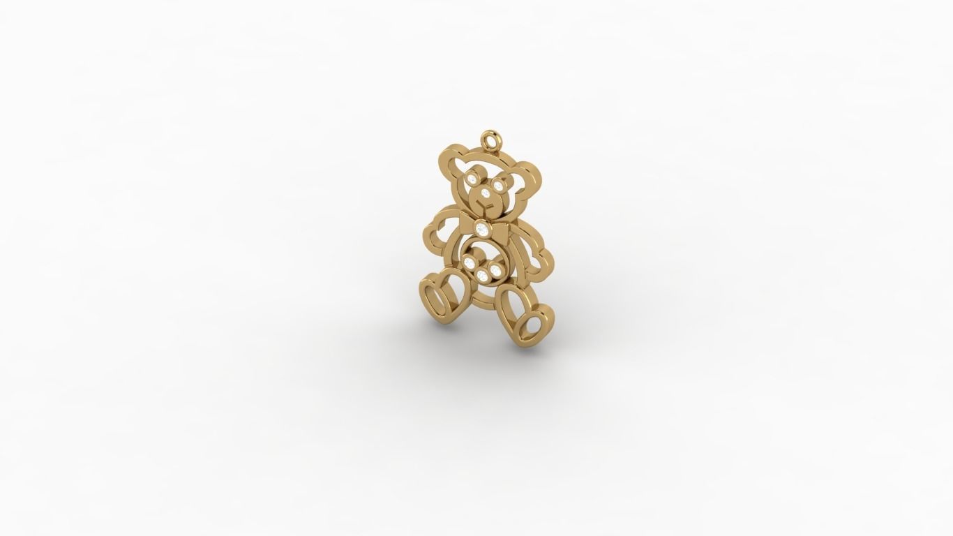 Pendat Bear Chopard 3D print model_1