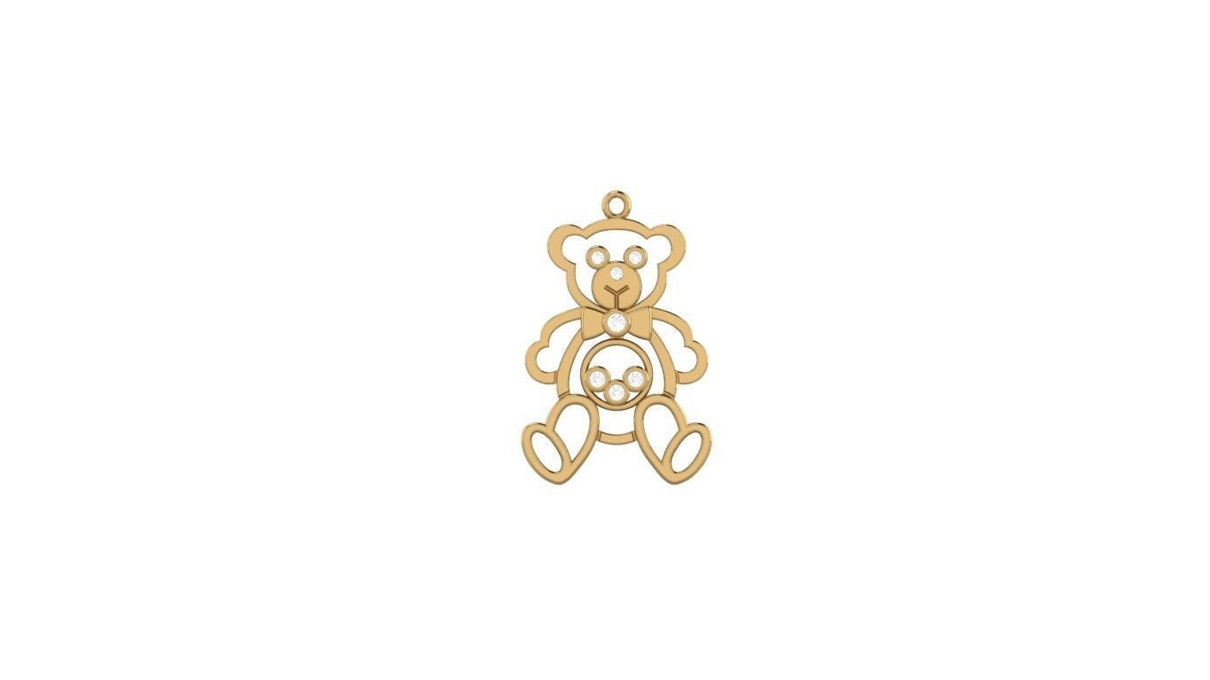 Pendat Bear Chopard 3D print model_2