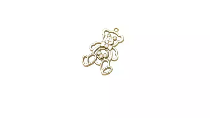Pendat  Bear Chopard 3D print model