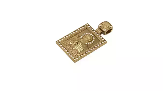 Saint Nicolas Pendant  3D print model