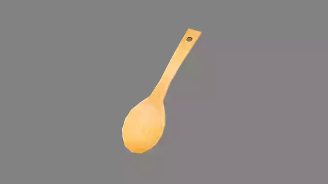 Cartoon wooden spoon