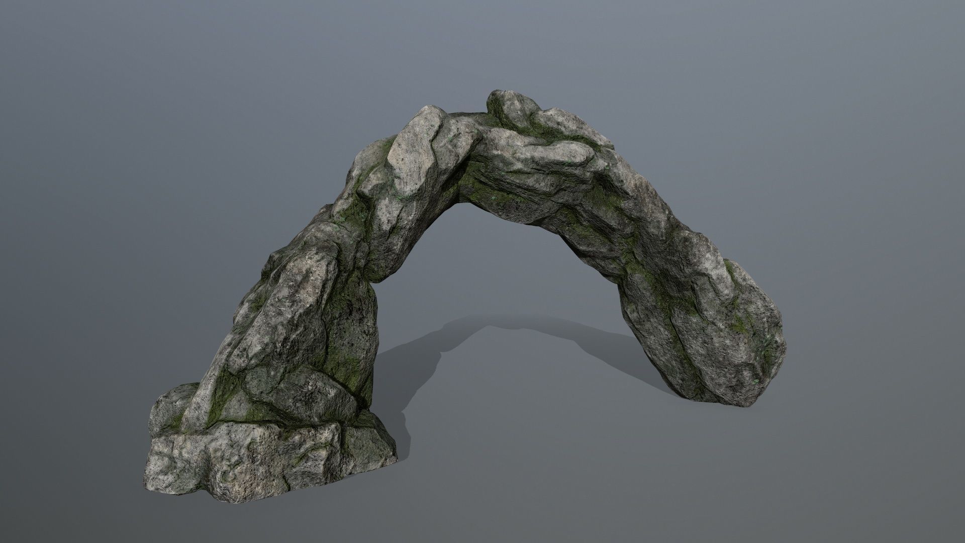 rocks rock Low-poly 3D model_8