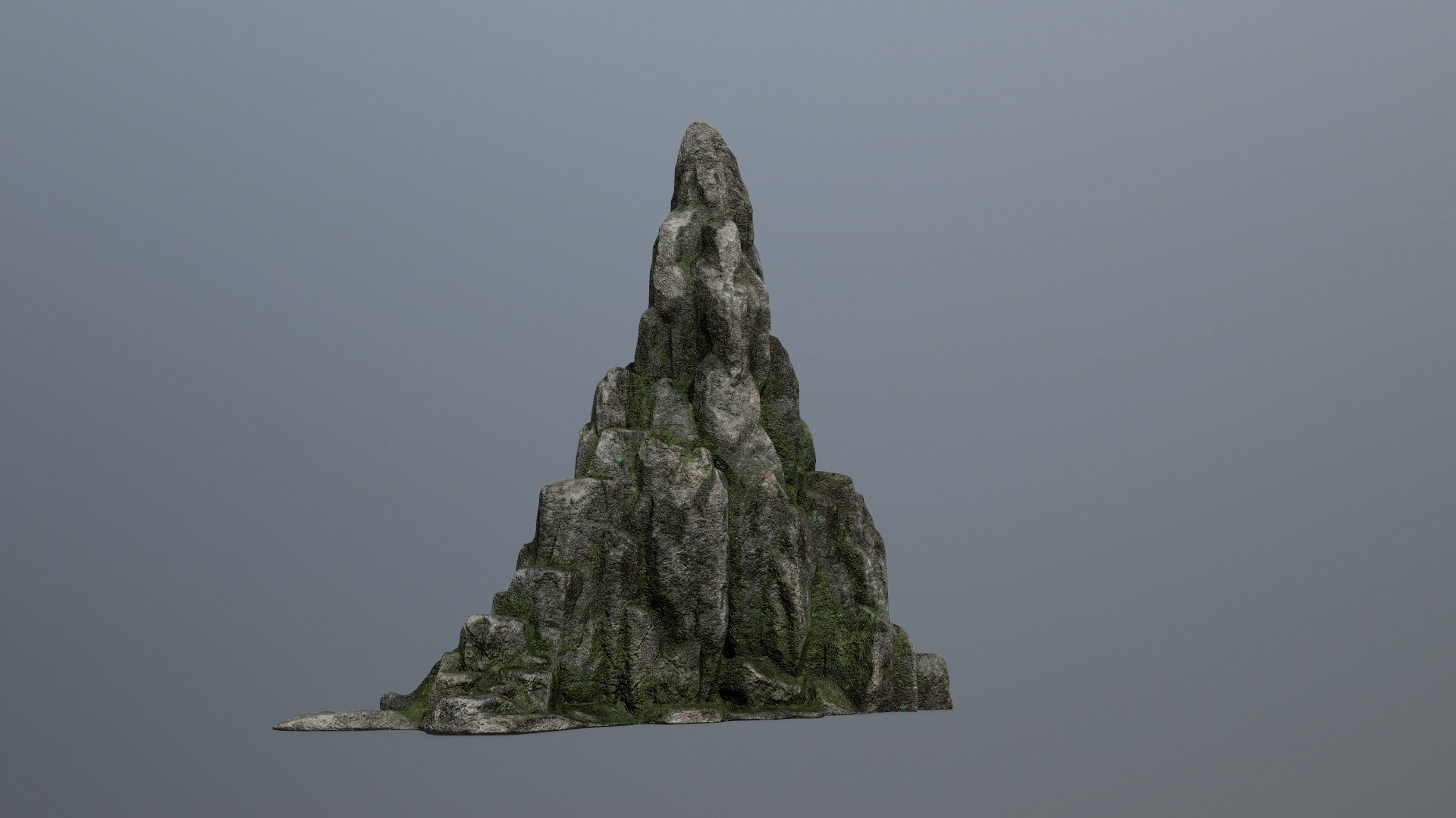 rocks rock Low-poly 3D model_3