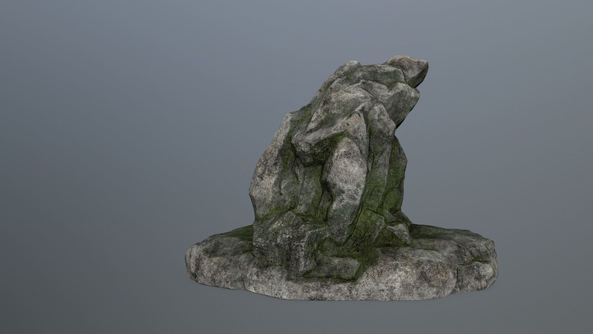rocks rock Low-poly 3D model_25