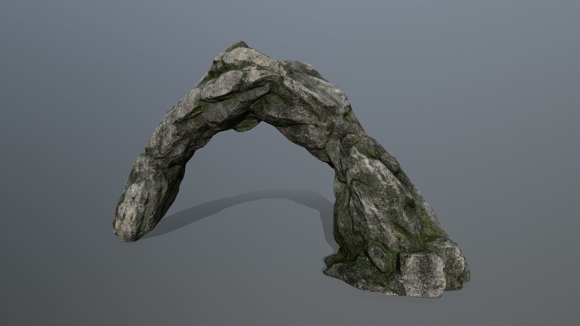 rocks rock Low-poly 3D model_7