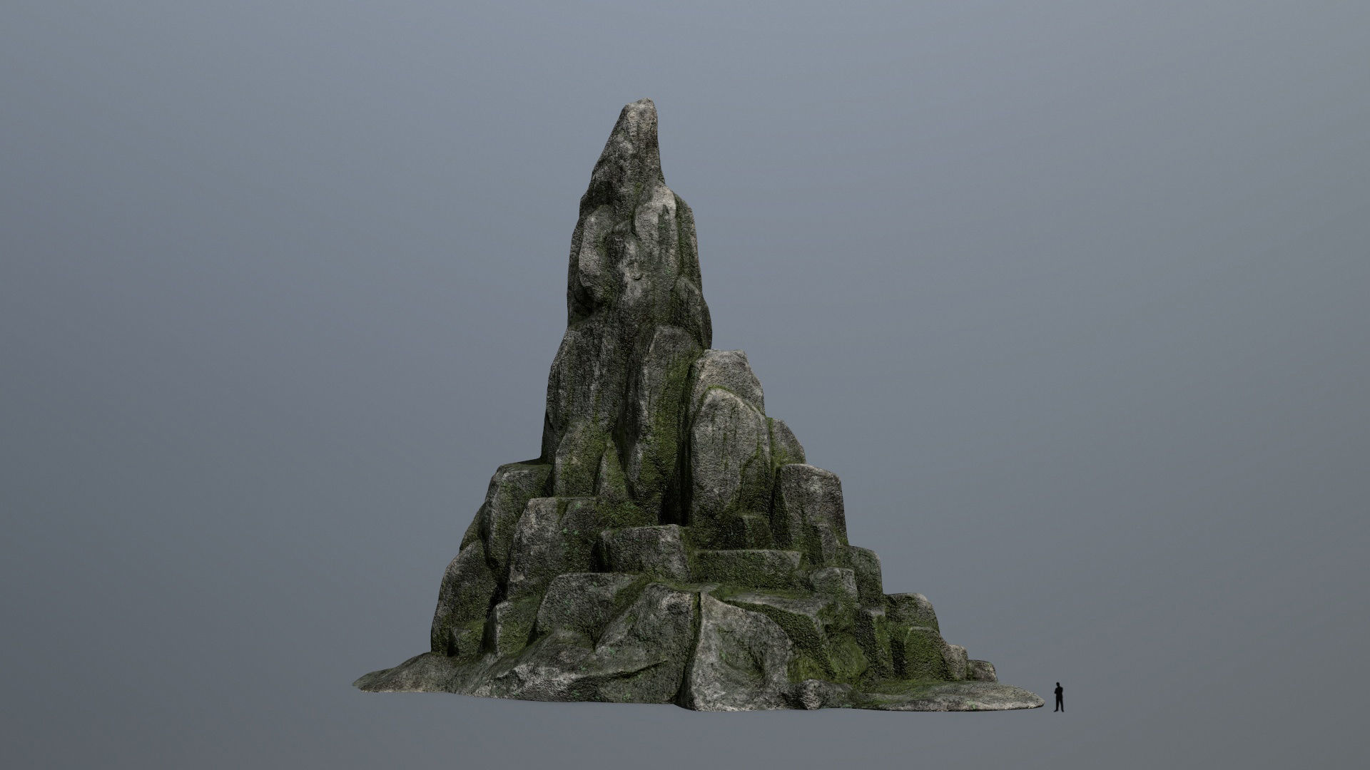 rocks rock Low-poly 3D model_1