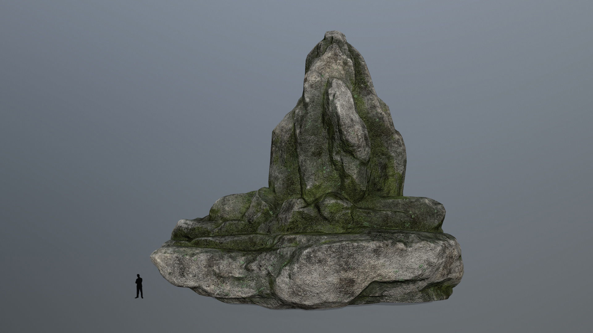 rocks rock Low-poly 3D model_14