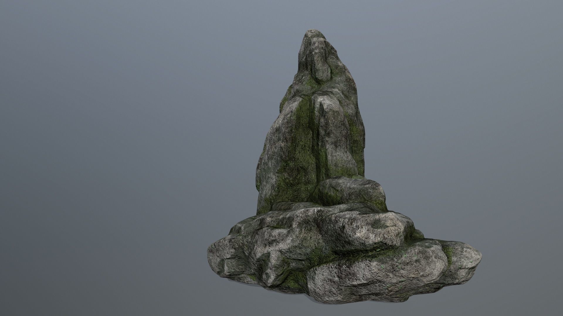 rocks rock Low-poly 3D model_17