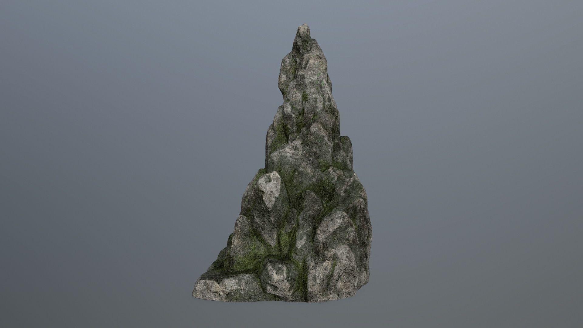 rocks rock Low-poly 3D model_34