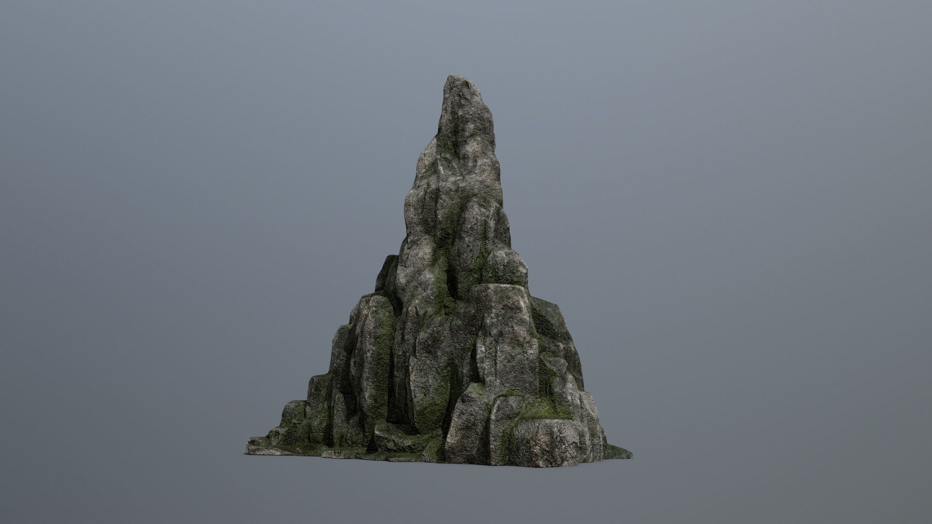 rocks rock Low-poly 3D model_4