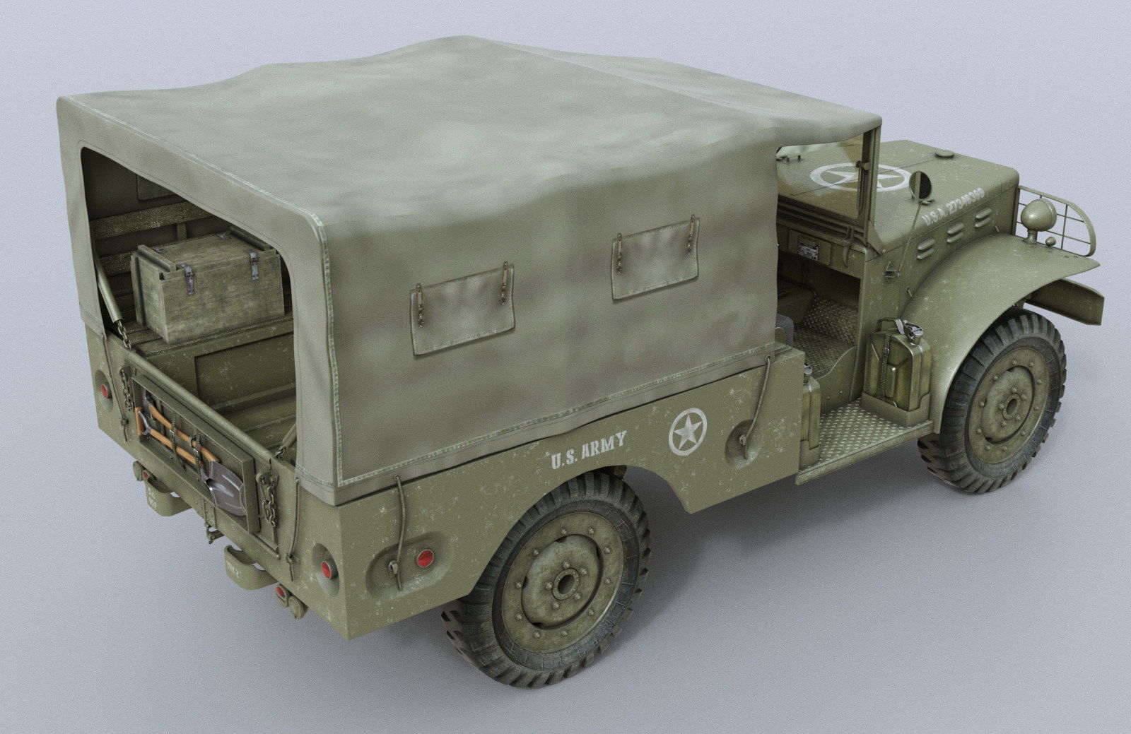 Dodge WC-51 3D model_15