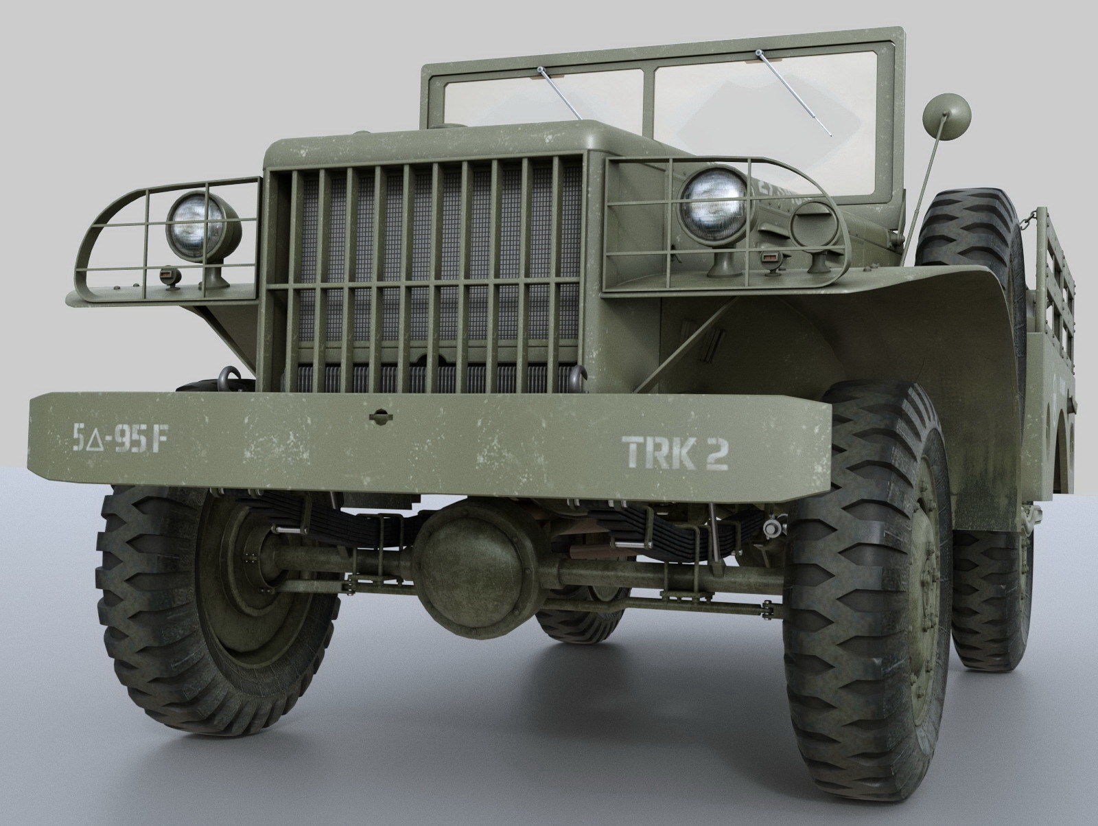 Dodge WC-51 3D model_5