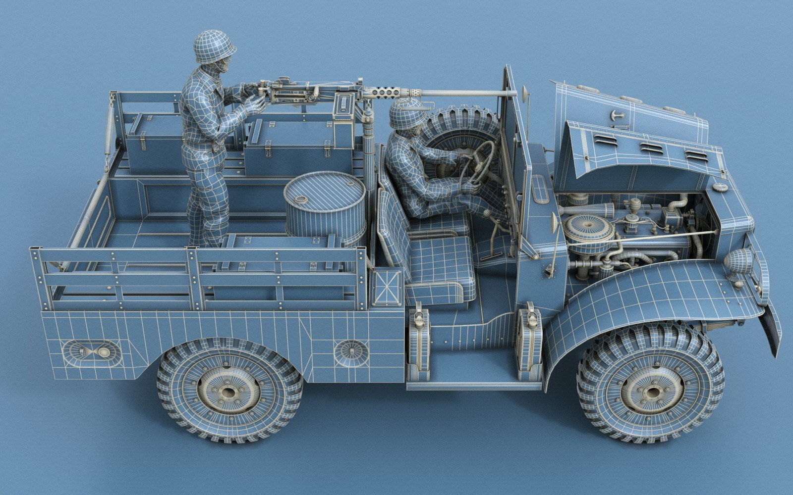 Dodge WC-51 3D model_23
