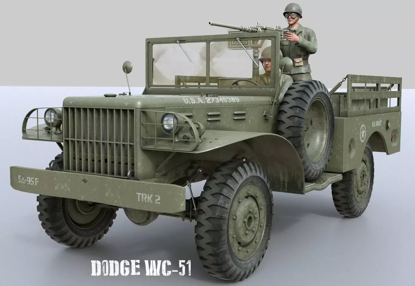 Dodge WC-51 3D model_0