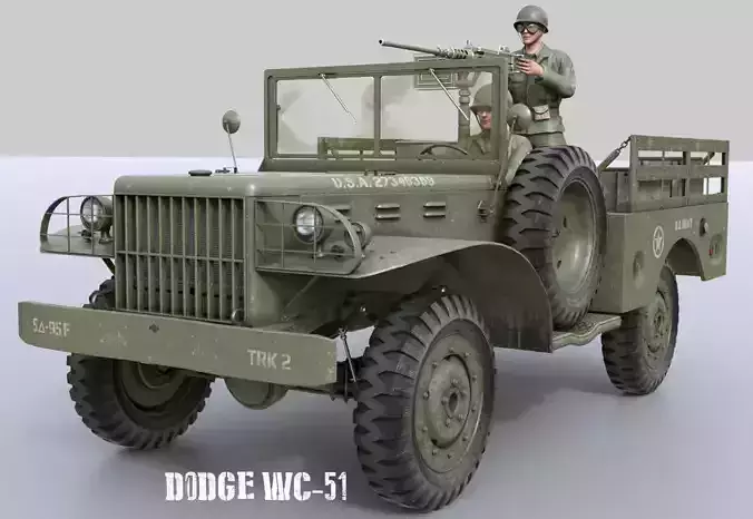 Dodge WC-51 3D model