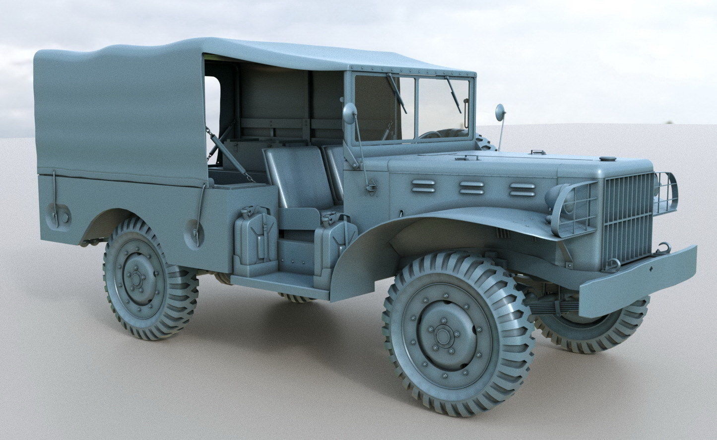 Dodge WC-51 3D model_19