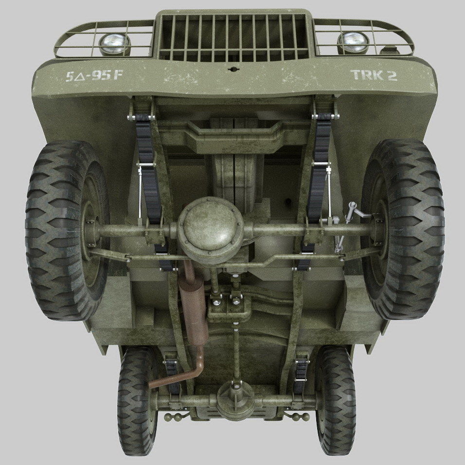 Dodge WC-51 3D model_11