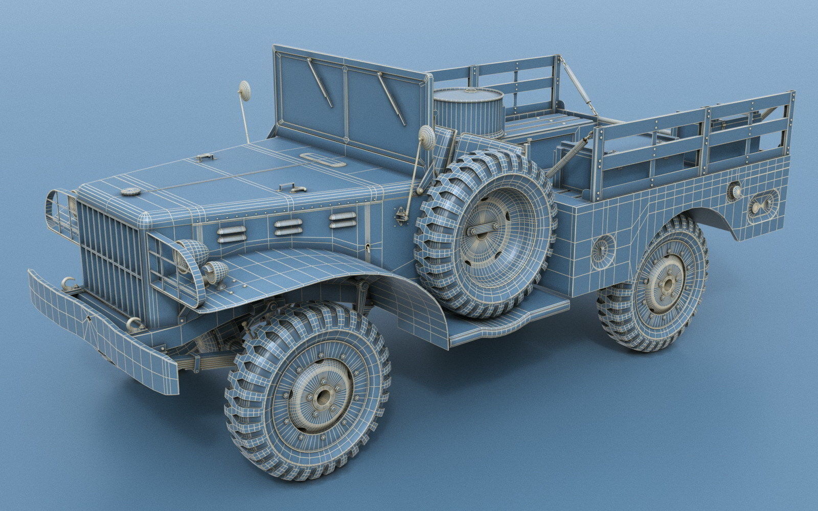 Dodge WC-51 3D model_22