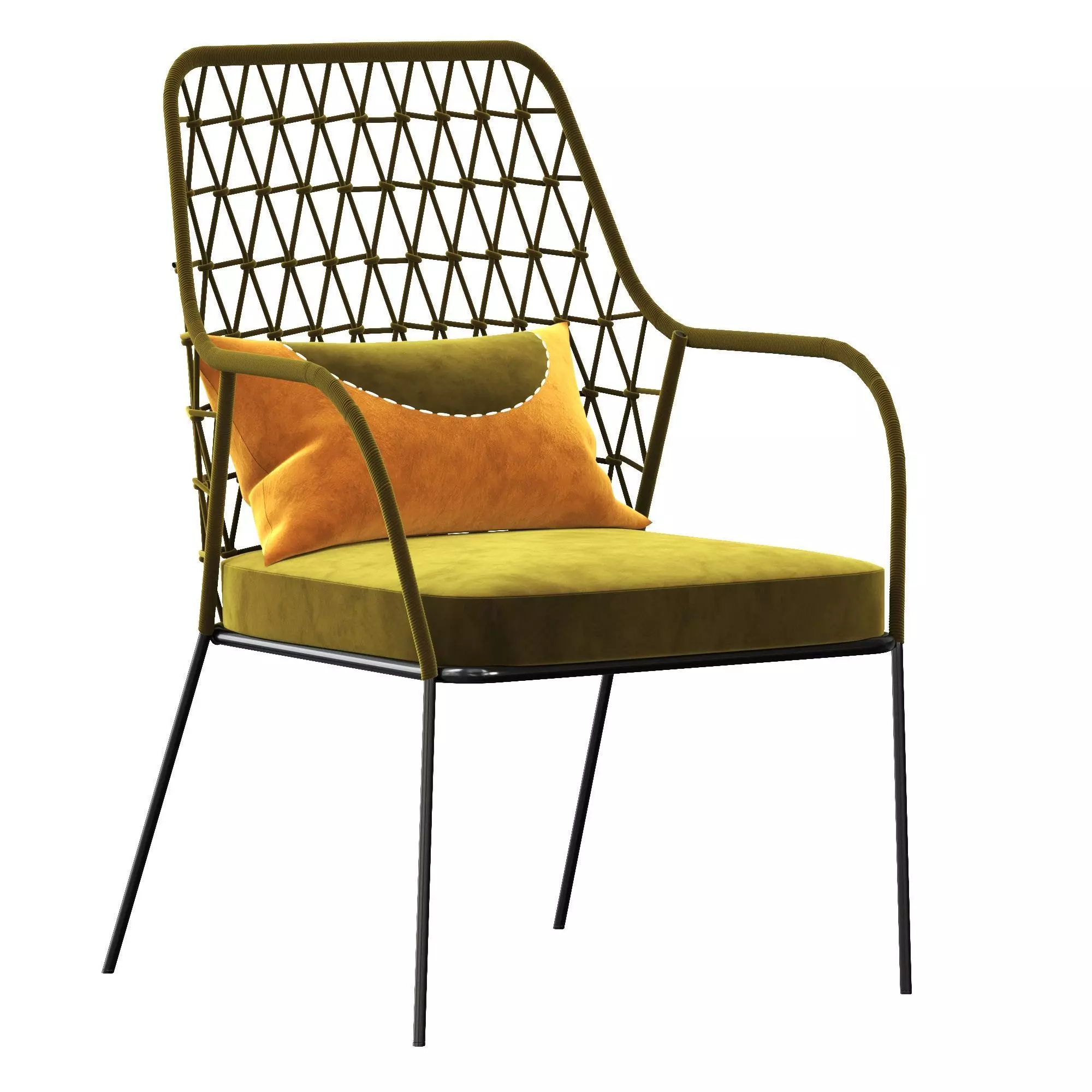 panarea lounge chair 3D model
