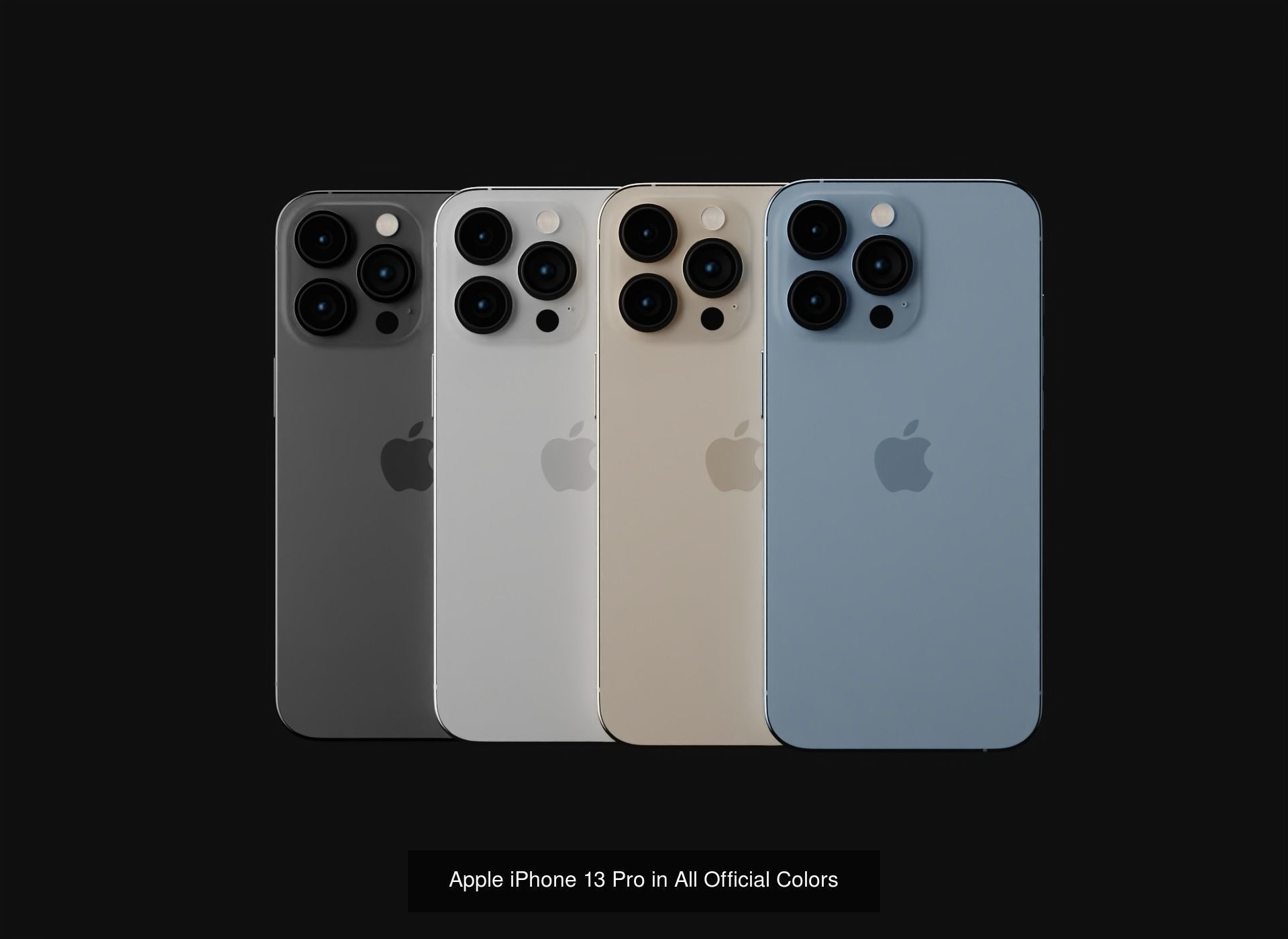 Apple Models and Cases of iPhone 13 Series in Official Designs 3D Model Collection_5