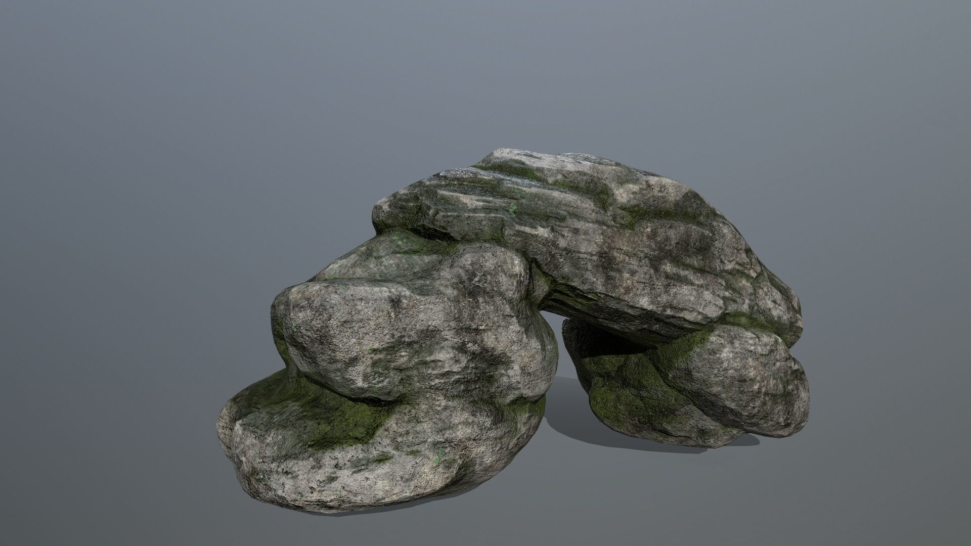 rocks rock Low-poly 3D model_17