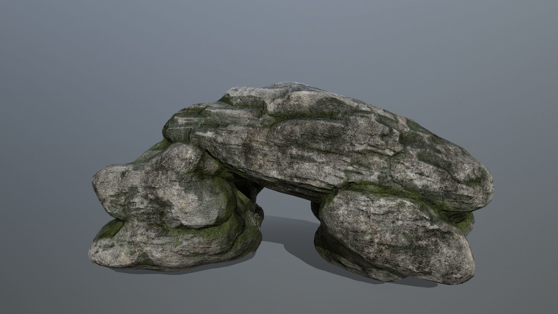 rocks rock Low-poly 3D model_16