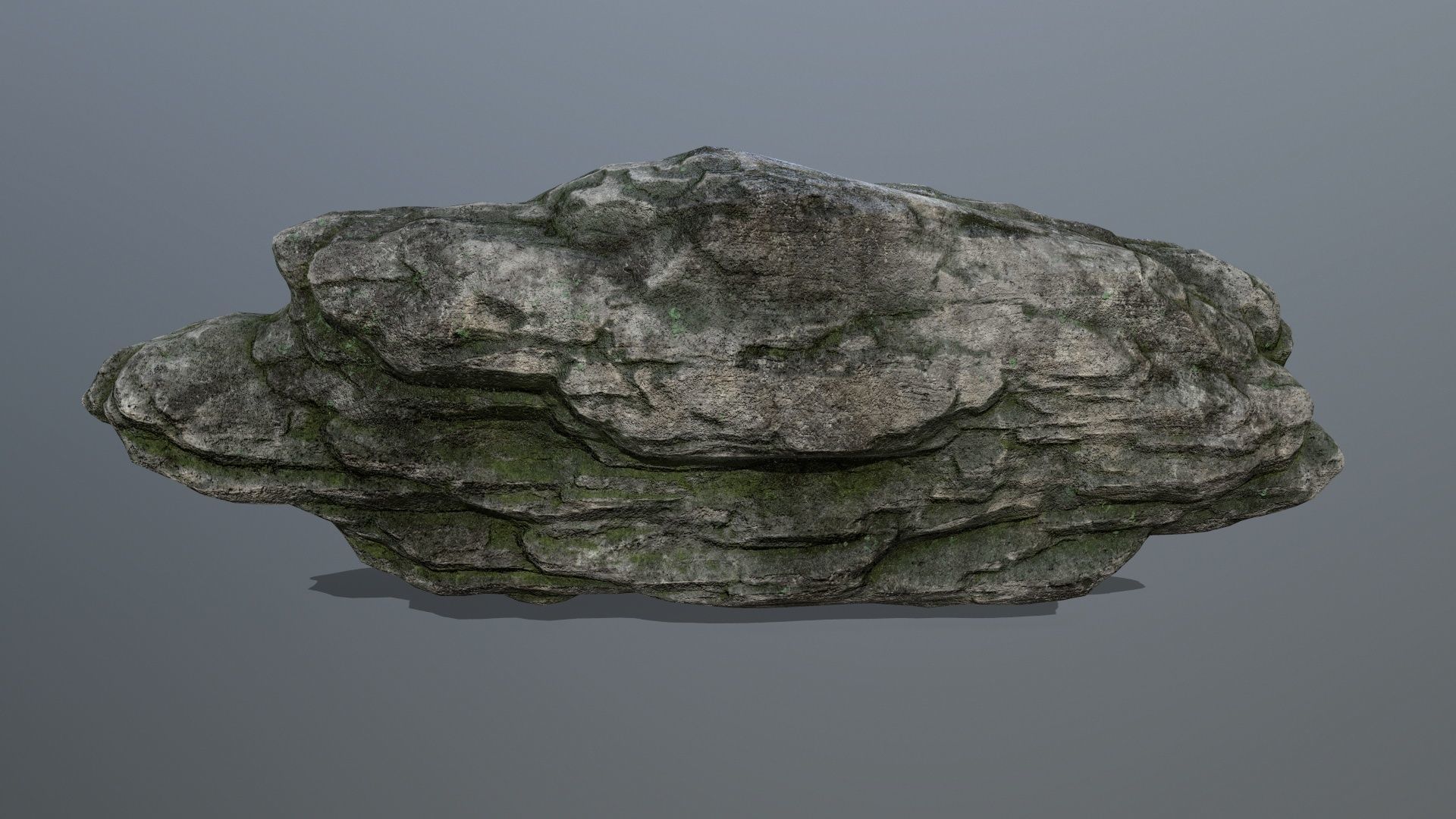 rocks rock Low-poly 3D model_8