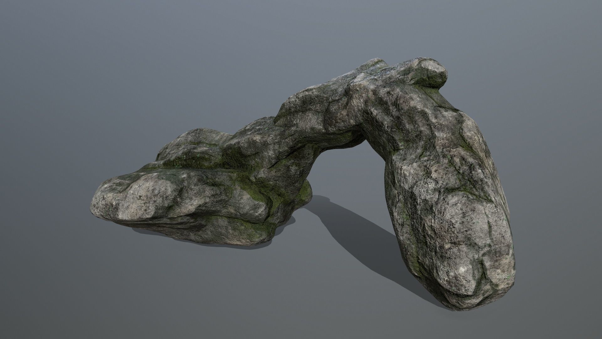 rocks rock Low-poly 3D model_2