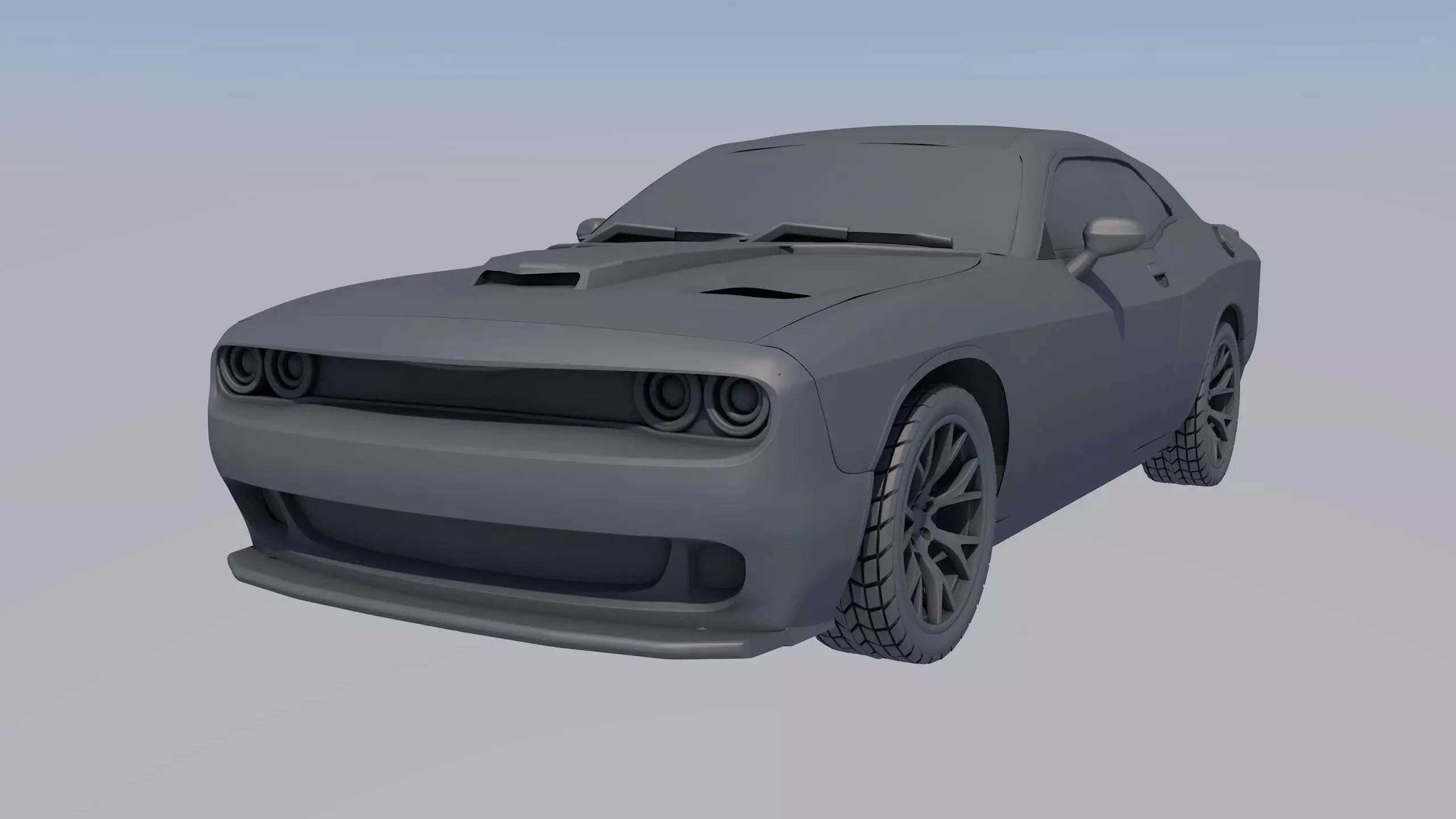 DODGE CHALLENGER 3D model