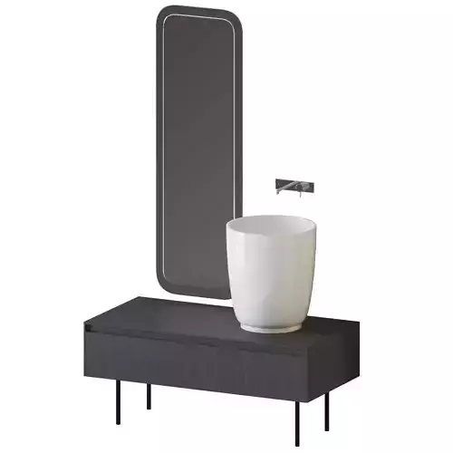 Moode basin narrow by Rexa Design 3D model