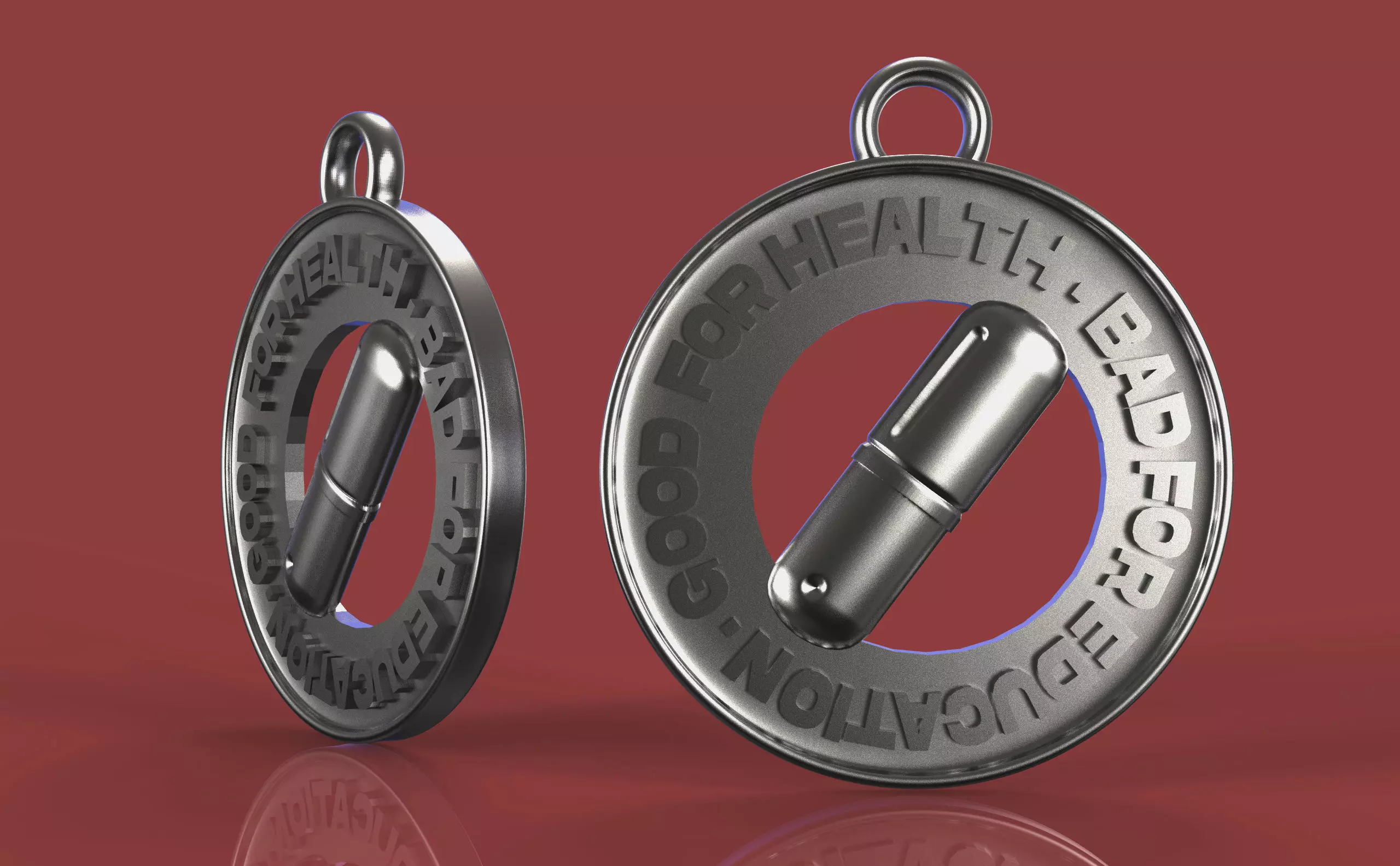 Akira Pendant 3D print model