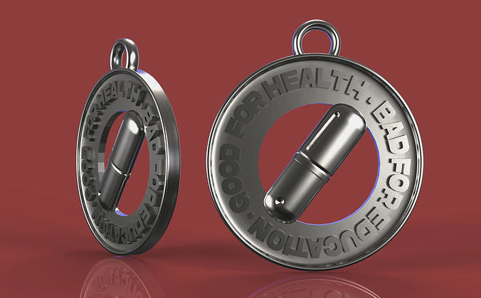Akira Pendant 3D print model