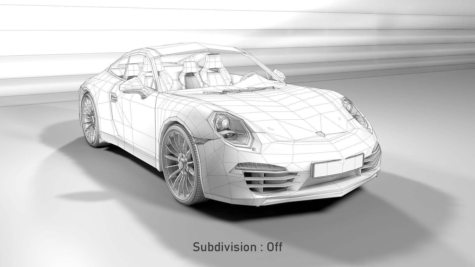 Porsche 911 Red 3D model_10