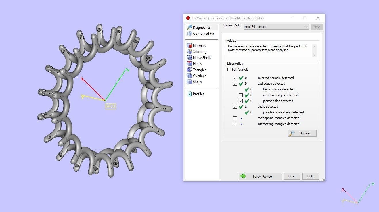 Ring 166 3D print model_12