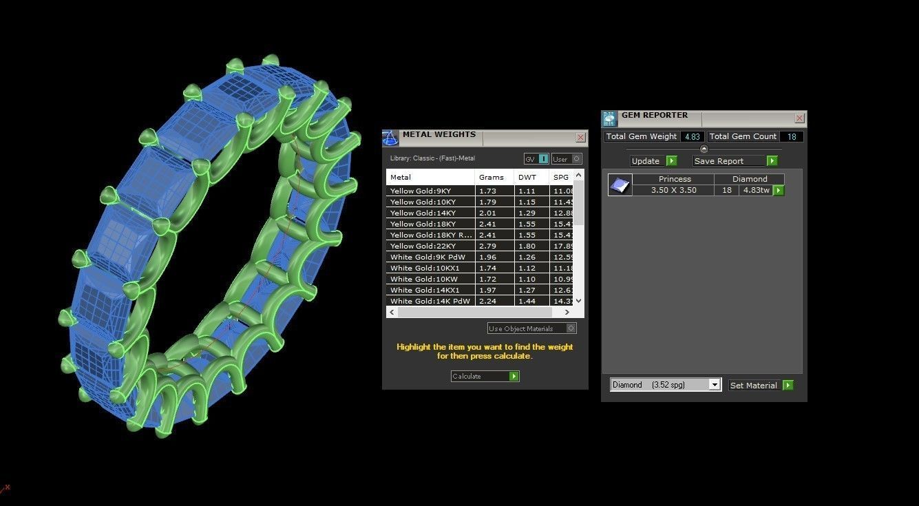 Ring 166 3D print model_11