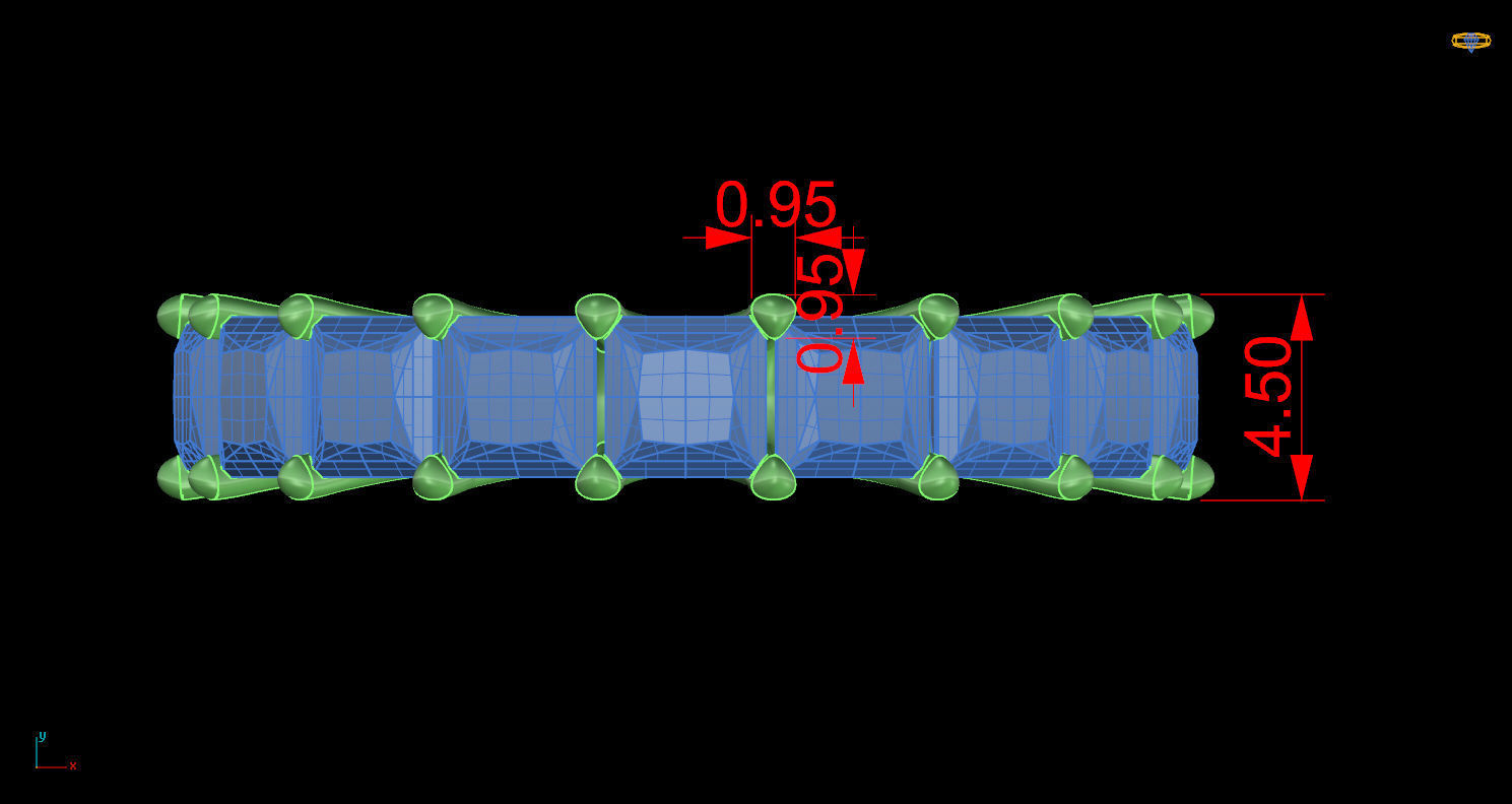 Ring 166 3D print model_9