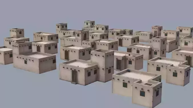 Medieval Desert Houses Asset Pack