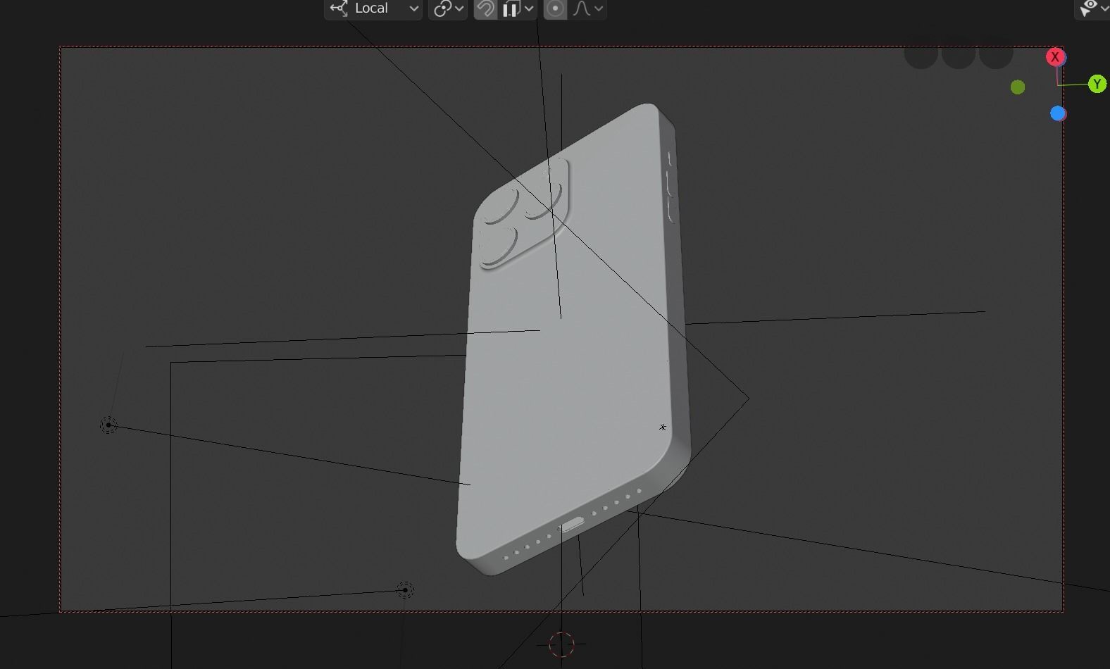 Apple iPhone 13  3D model_25