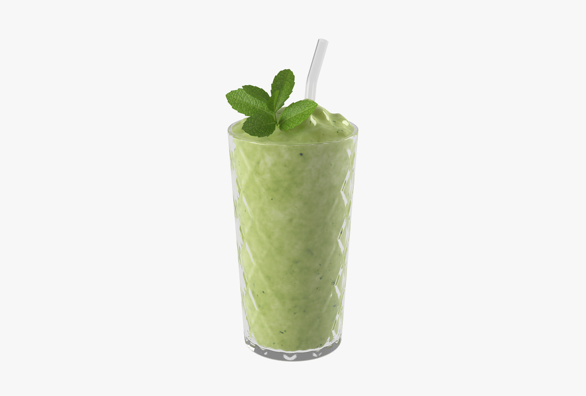 Smoothie cocktail 3D model_5