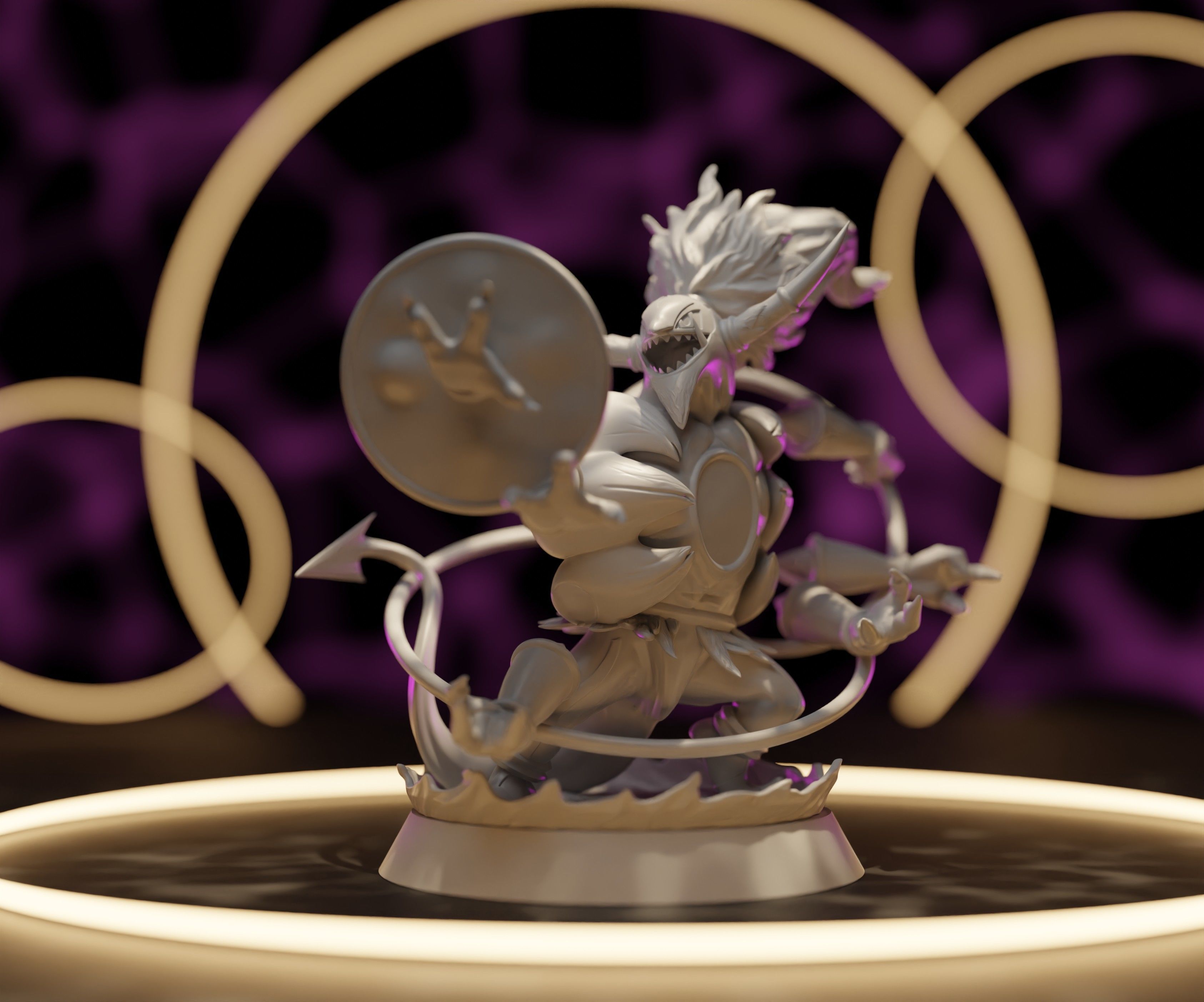 HOOPA UNBOUND - 3D PRINTABLE POKEMON with cuts and as a whole 3D print model_1