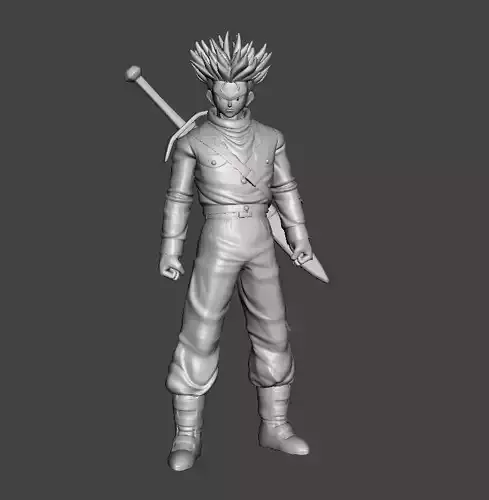 Trunks SSJ Dragon Ball Super 3D Model