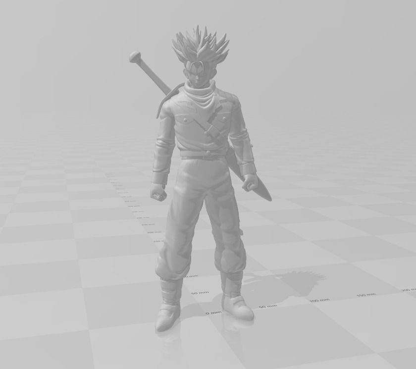 Trunks SSJ Dragon Ball Super 3D Model 3D print model_2