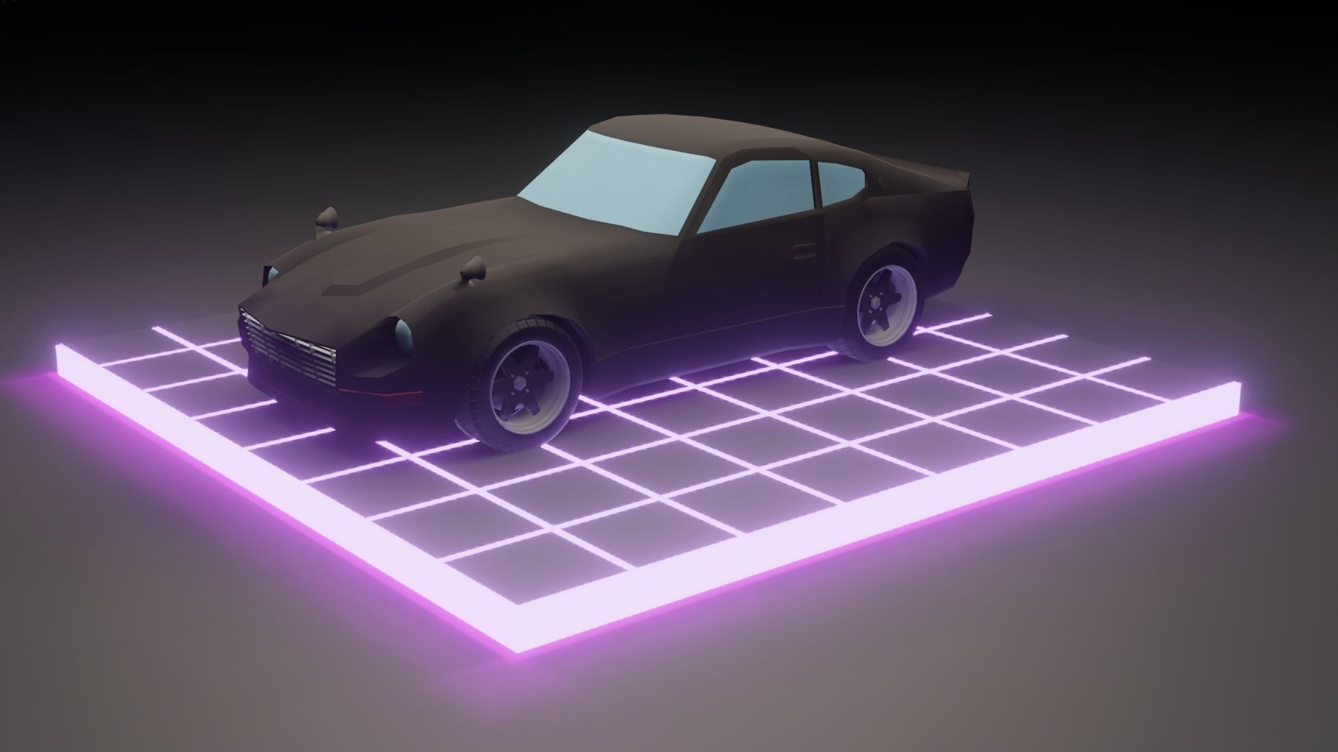 Low poly cars package Low-poly 3D model_16