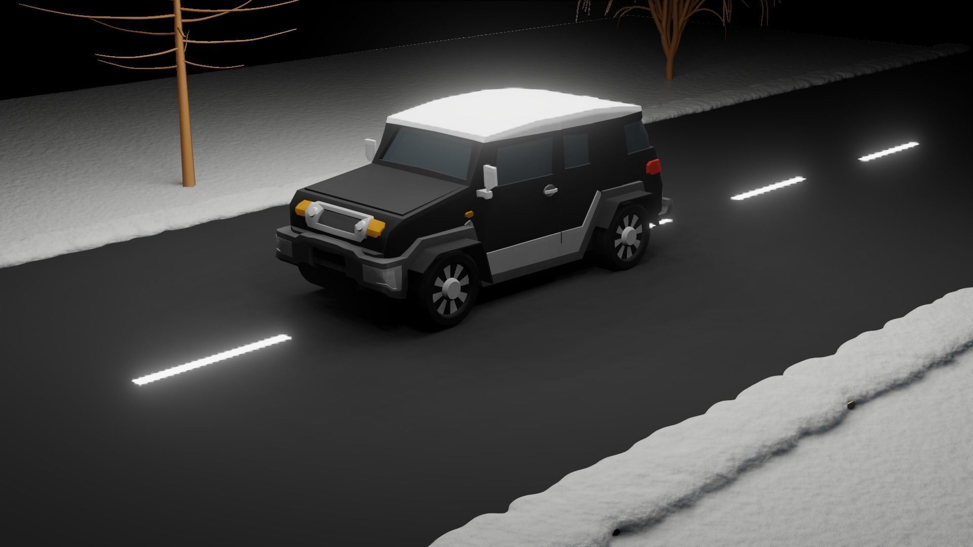 Low poly cars package Low-poly 3D model_20