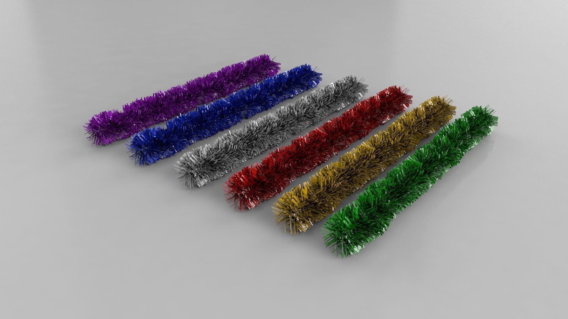 Tinsel  3D model_2
