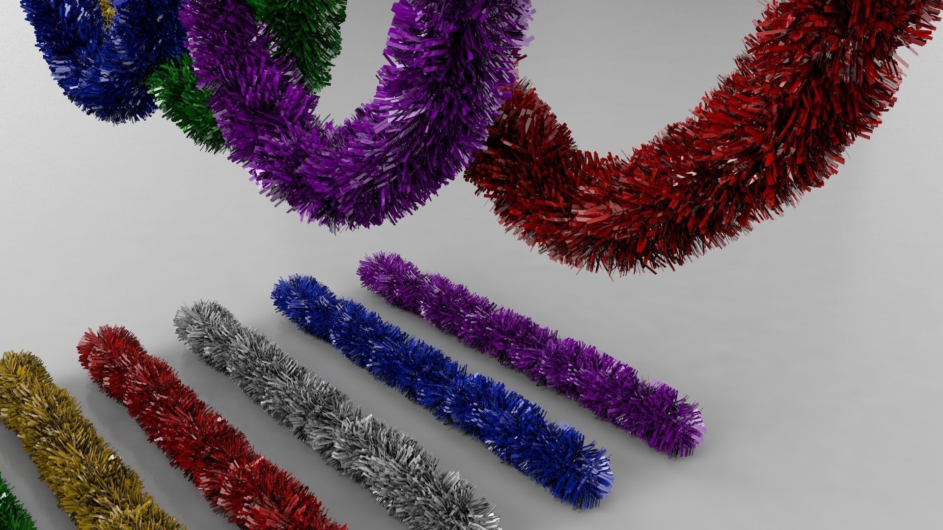 Tinsel  3D model_3