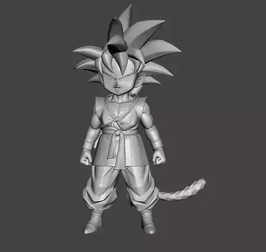 Goku Dragon Ball GT 3D Model