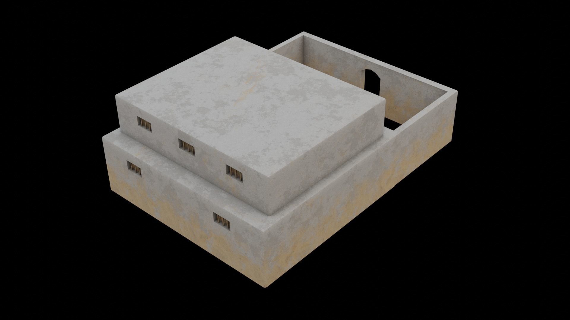 Egyptian House 08 3D model_4