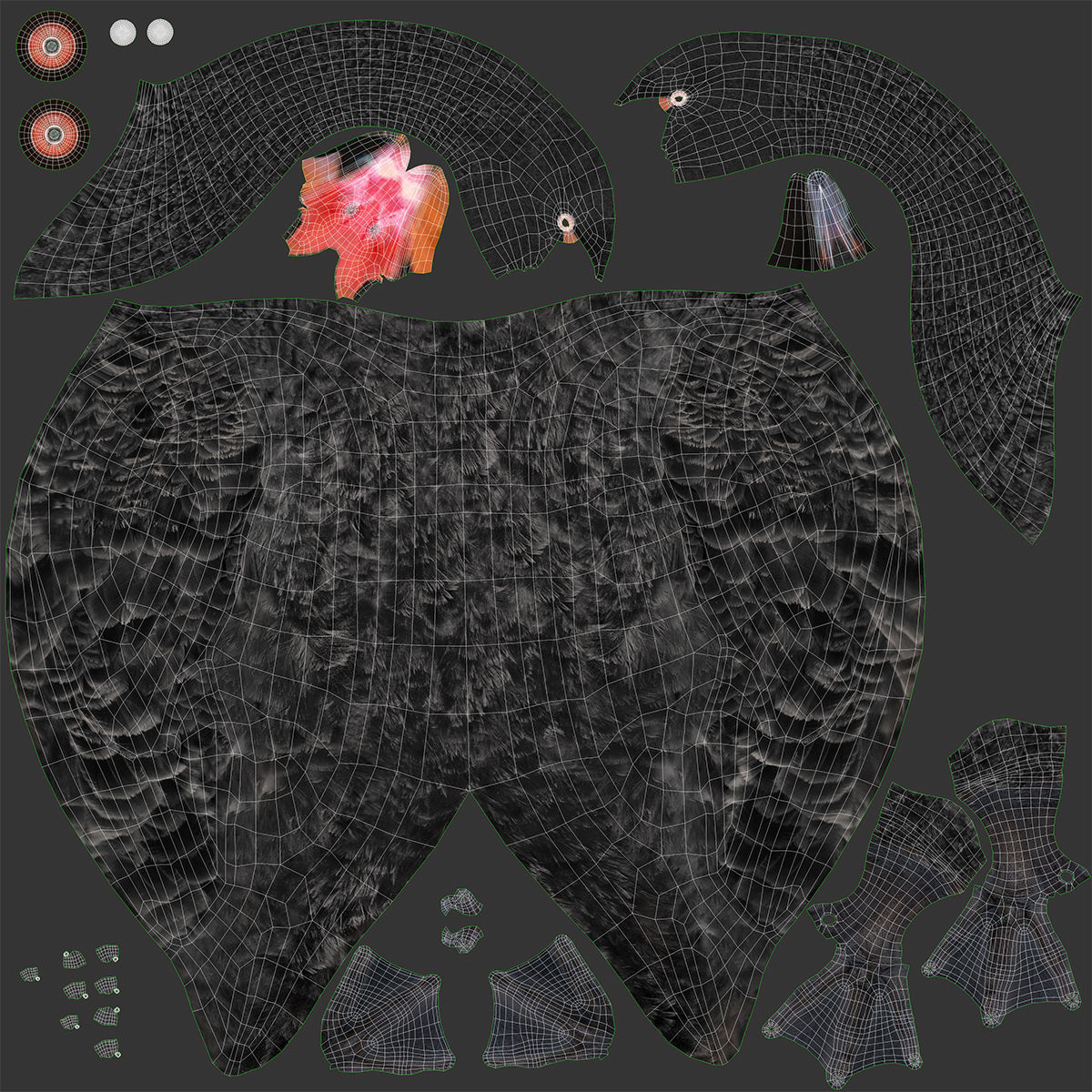 Black Swan 3D model_13